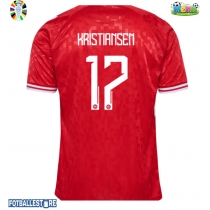 Danmark Victor Kristiansen #17 Hjemmedrakt EM 2024 Kortermet